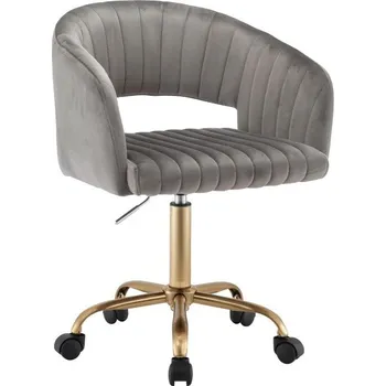 Toaletní stolek Kancelářské křeslo FB7JG Šedá Zlatá