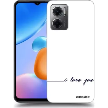 Pouzdro na mobilní telefon Picasee silikonový průhledný obal pro Xiaomi Redmi 10 5G - Miluji tě