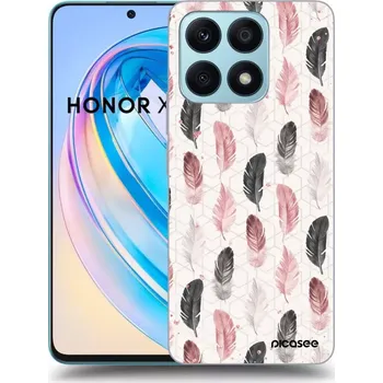 Pouzdro na mobilní telefon Picasee silikonový průhledný obal pro Honor X8a - Pírka 2