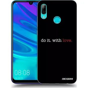 Pouzdro na mobilní telefon Picasee silikonový průhledný obal pro Huawei P Smart 2019 - Do it. With love.