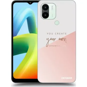 Pouzdro na mobilní telefon Picasee silikonový průhledný obal pro Xiaomi Redmi A1 - Vytvoř si svou vlastní příležitost