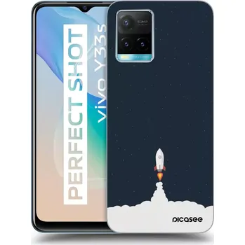 Pouzdro na mobilní telefon Picasee silikonový průhledný obal pro Vivo Y33s - Astronaut 2