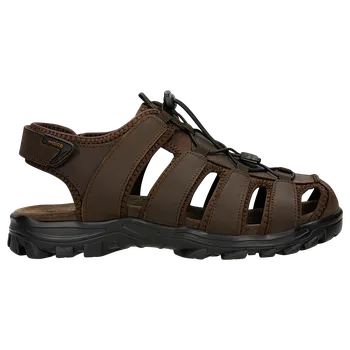 Pánské sandále Hnědé Uzavřené Pánské Sandály Z Crazy Horse Kůže Wojas 2901692 42