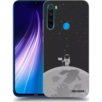 Pouzdro na mobilní telefon Picasee silikonový průhledný obal pro Xiaomi Redmi Note 8 - Astronaut