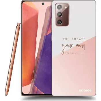 Pouzdro na mobilní telefon Picasee silikonový průhledný obal pro Samsung Galaxy Note 20 - Vytvoř si svou vlastní příležitost