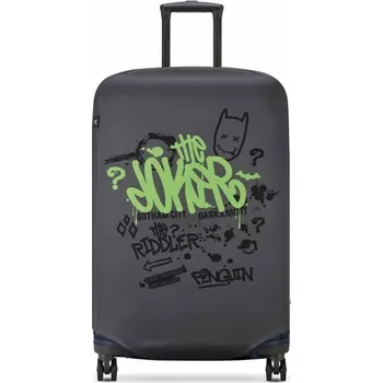 Obal na kufr RONCATO WARNER DC L UNI Tmavě šedá, Černá, Světle zelená