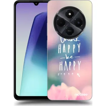 Pouzdro na mobilní telefon Picasee silikonový průhledný obal pro Xiaomi Redmi 14C - Mysli pozitivně!