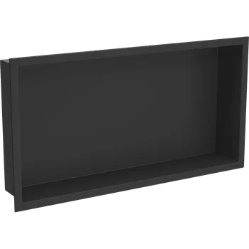 Koupelnový nábytek Mexen X-Wall-R vestavěná polička s límcem 60 x 30 cm, černá - 1970603010 Koupelnové police