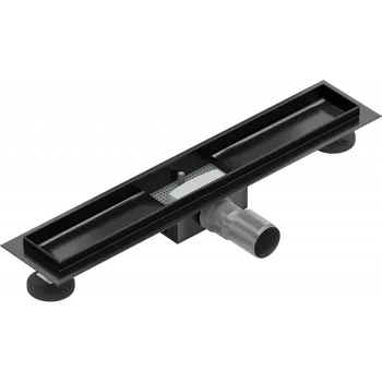 Mexen Flat tělo pro liniový odtok 50 cm, černý - 1715050 Lineární podlahové odtoky