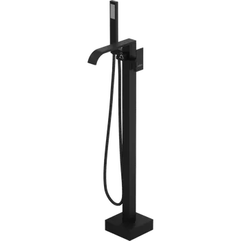 Vodovodní baterie Mexen Lava volně stojící vanová baterie, černá - 752433-70 Vanovo-sprchové baterie