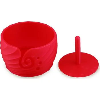 Organizér galanterie Pro Háčkování Sada miska s nástavcem OPTIK XL Malinová