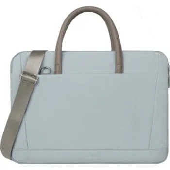 Pouzdro na mobilní telefon Brašna ve stylu kabelky s popruhem pro MacBook do 16" - šedá