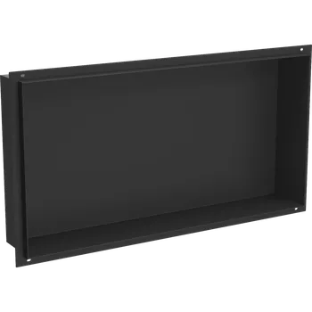 Koupelnový nábytek Mexen X-Wall-NR vestavná polička bez límce 60 x 30 cm, černá - 1971603010 Koupelnové police