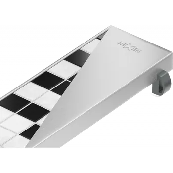 Mexen Flat M13 kryt 2v1 pro liniový odtok 80 cm, inox - 1019080 Lineární podlahové odtoky