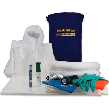 Havarijní souprava Základní havarijní souprava ve vaku ADR (hydrofobní sorbenty)