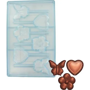 Forma na pečení Patisdécor Forma na čokoládová lízatka ve formě motýla z tritanu