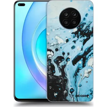 Pouzdro na mobilní telefon Picasee silikonový černý obal pro Honor 50 Lite - Organic blue