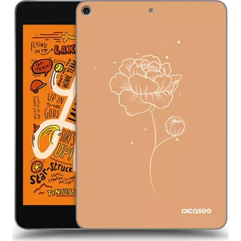 Pouzdro na mobilní telefon Picasee silikonový průhledný obal pro Apple iPad mini 2019 (5. gen) - Peonies