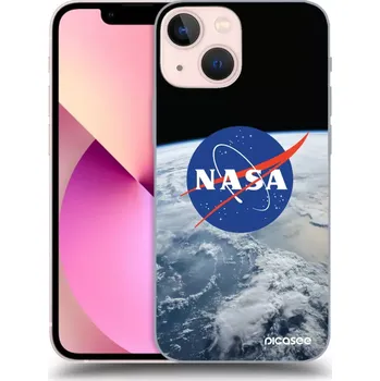 Pouzdro na mobilní telefon Picasee silikonový černý obal pro Apple iPhone 13 mini - Nasa Earth