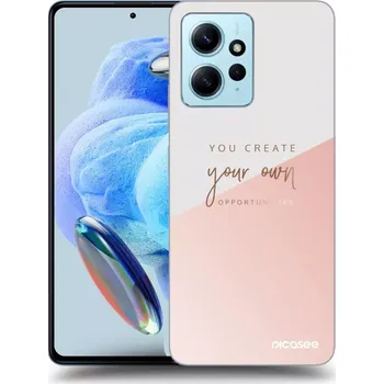 Pouzdro na mobilní telefon Picasee silikonový černý obal pro Xiaomi Redmi Note 12 4G - Vytvoř si svou vlastní příležitost