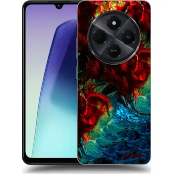 Pouzdro na mobilní telefon Picasee silikonový černý obal pro Xiaomi Redmi 14C - Universe