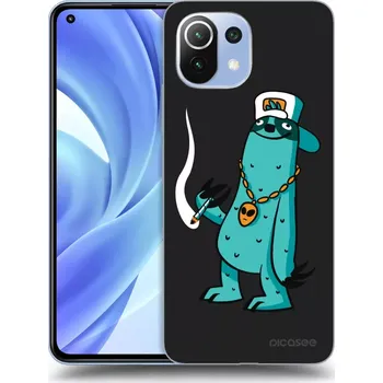 Pouzdro na mobilní telefon Picasee silikonový černý obal pro Xiaomi Mi 11 Lite - Earth - Je mi fajn