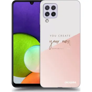 Pouzdro na mobilní telefon Picasee silikonový černý obal pro Samsung Galaxy A22 A225F 4G - Vytvoř si svou vlastní příležitost