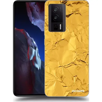 Pouzdro na mobilní telefon Picasee silikonový černý obal pro Xiaomi Poco F5 Pro 5G - Gold