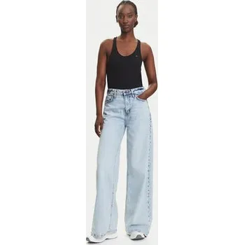 Tommy Jeans Top DW0DW20917 Černá Regular Fit XS