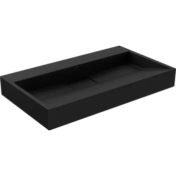 Umyvadlo Mexen Ava umyvadlo na desku z konglomerátu B/O 80 x 46 cm, černá - 23018070 Koupelnové umyvadla