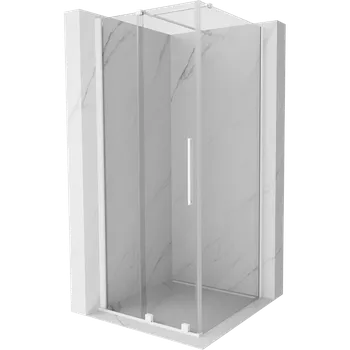 Mexen Velar posuvná sprchová kabina 90 x 90 cm, transparentní, bílá - 871-090-090-01-20 Sprchové kouty