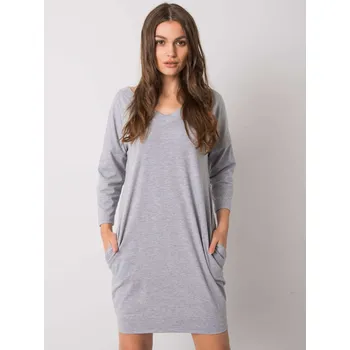 Dámské šaty Šaty RV SK 6838.43 šedé S/M