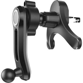 17mm kulová hlava s klipem na větrací mřížku do auta Držák telefonu Kompatibilní s magnetickými i kulovými držáky Navigace GPS