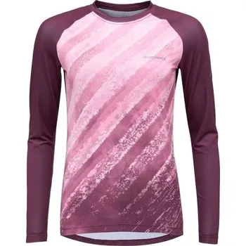 cyklistický dres Dámské MTB triko KLIMATEX Anneko vínové Velikost: L