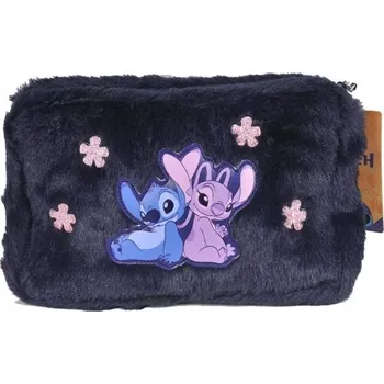 Penál Pouzdro plyšové Stitch tm.modré