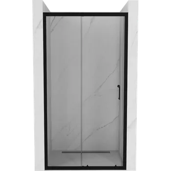 Sprchové dveře Mexen Apia posuvné sprchové dveře 145 cm, transparentní, černé - 845-145-000-70-00 Sprchové dveře