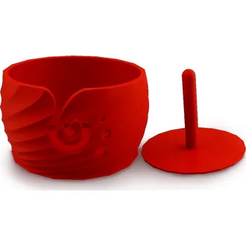 Organizér galanterie Pro Háčkování Sada miska s nástavcem OPTIK XL Červená