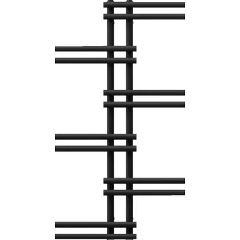 Radiátor Mexen Jari koupelnový radiátor 1005 x 550 mm, 339 W, černý - W115-1005-550-00-70 Koupelnové radiátory