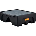 Plastová záchytná vana pro IBC kontejner, prodlužovací s pozink roštem, 500 l