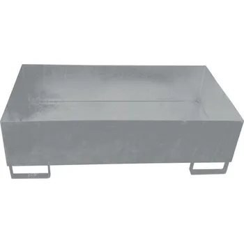 jímka Lakovaná kovová jímka pod dva sudy bez roštu