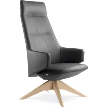 Designové luxusní křeslo Melody Lounge ML-XL,FW (dřevěný kříž)