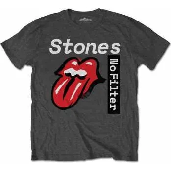 Pánské tričko Merch The Rolling Stones: Tričko No Filter Text XXL 2022