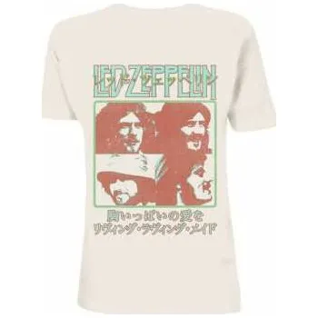Pánské oblečení Merch Led Zeppelin: Tričko Japanese Plakát XXL