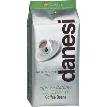 Káva Danesi Decaf zrnková káva 1kg