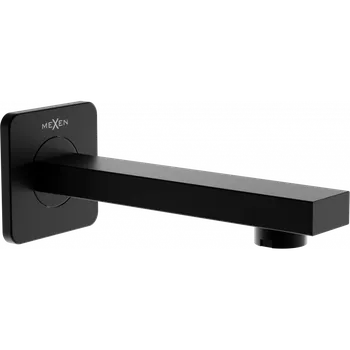 Vodovodní baterie Mexen Cube nástěnná vanová výpusť, černá - 79370-70 Výtokové kohoutky