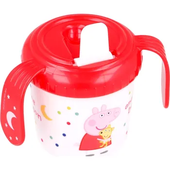 Stor tréninkový termo hrnek s plastovým náustkem Peppa Pig 13485 250ml