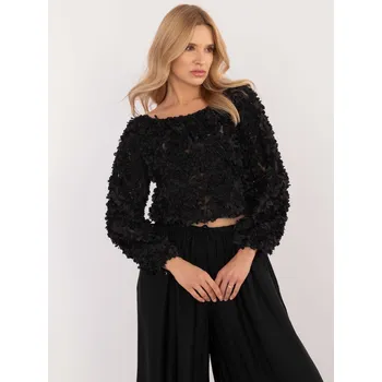 Dámská košile Halenka MI BZ 26158.20 černá jedna velikost