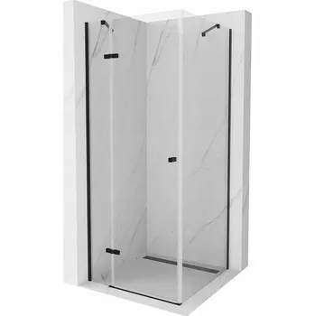 Mexen Roma sprchový kout s otočnými dveřmi 90 x 90 cm, transparentní, černý - 854-090-090-70-00 Sprchové kouty