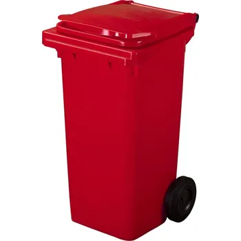 Skladový kontejner Sběrná nádoba červená - 120 l