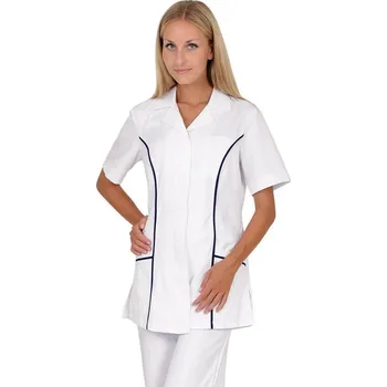 Zdravotnický oděv 2P SERVIS Halena dámská Faza-2 směs 50/50 Bílá/Modrá XS